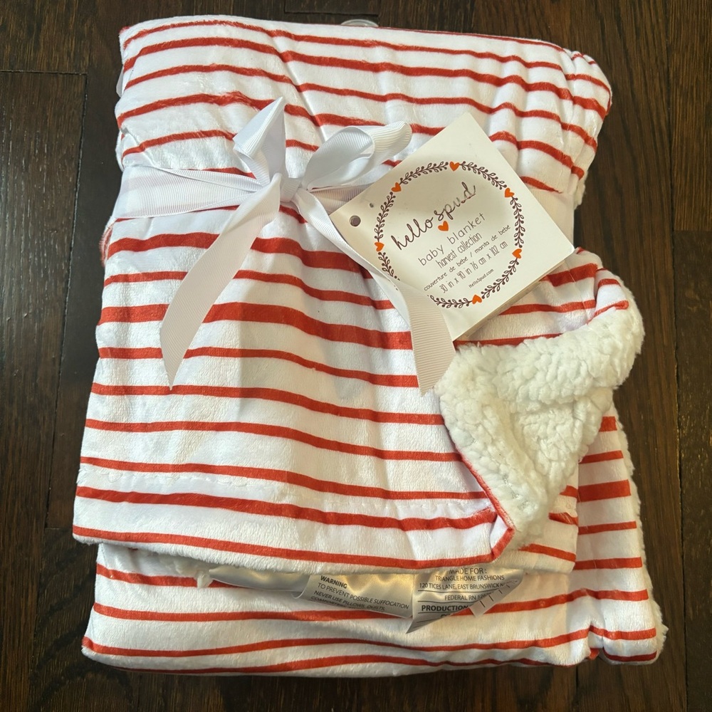 “Harvest Collection” Plush Baby Blanket